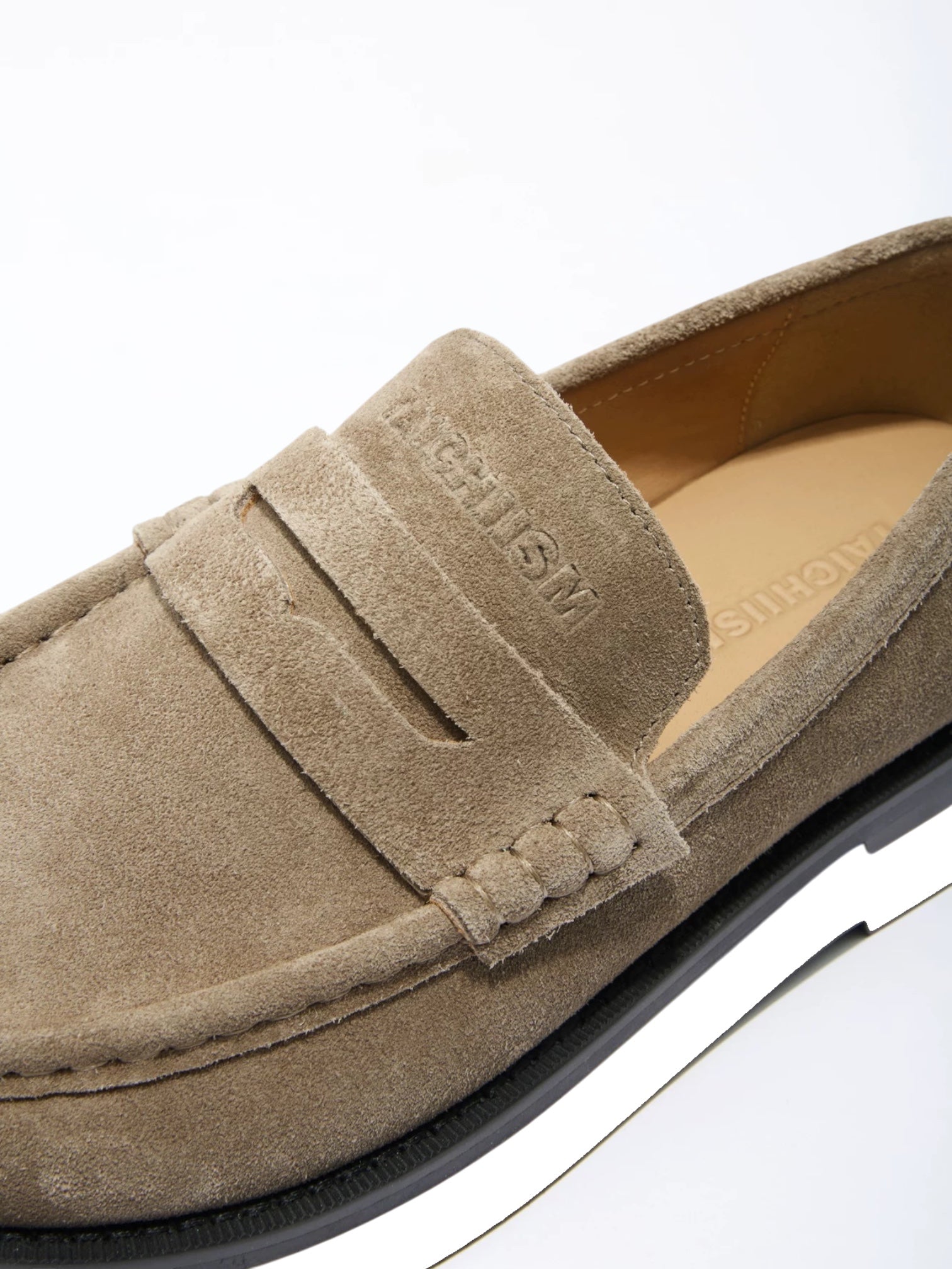 Suede Thin-Sole Loafers