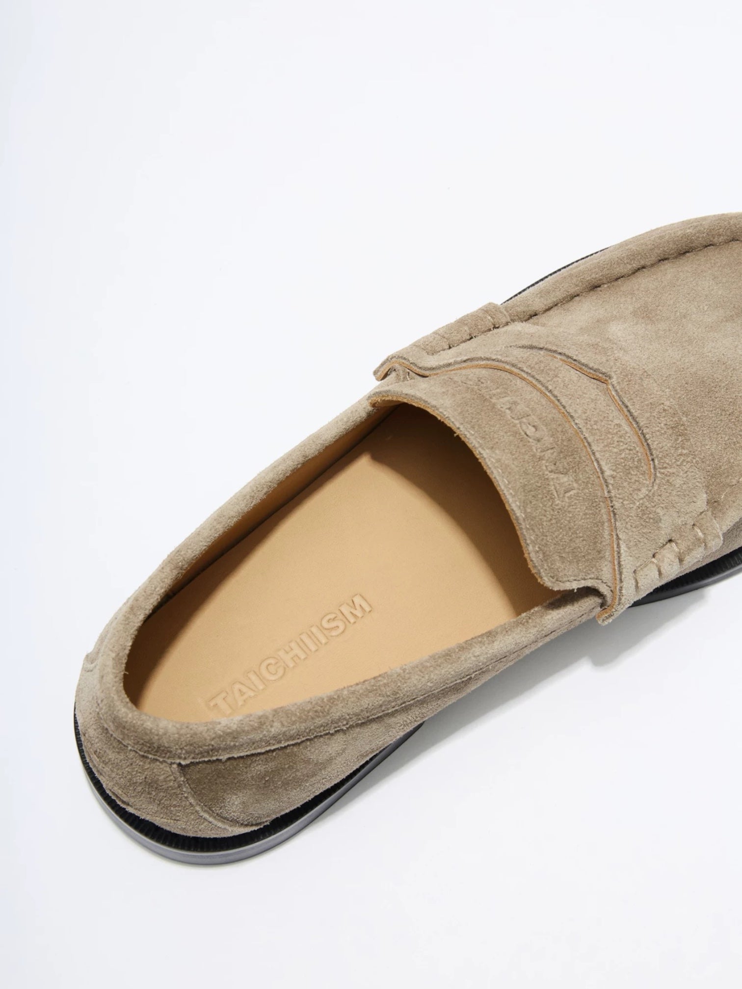 Suede Thin-Sole Loafers