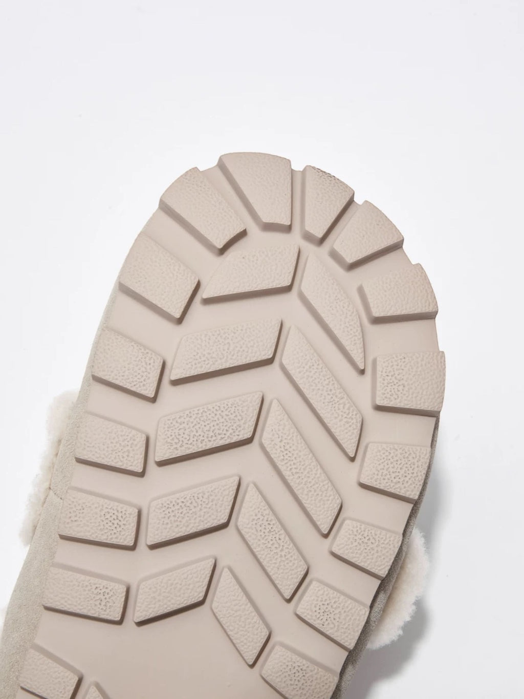 Wool Padded Fat Head Fur Slippers