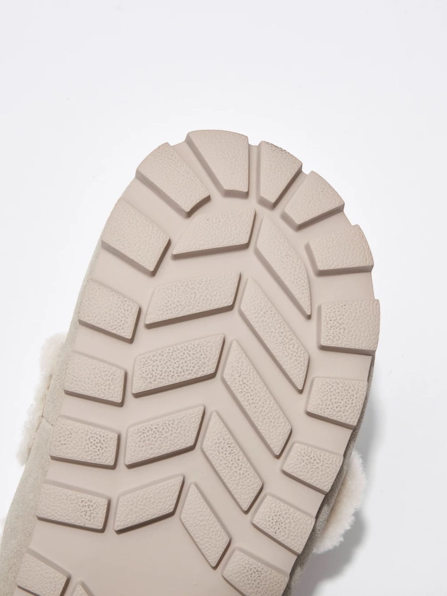 Wool Padded Fat Head Fur Slippers