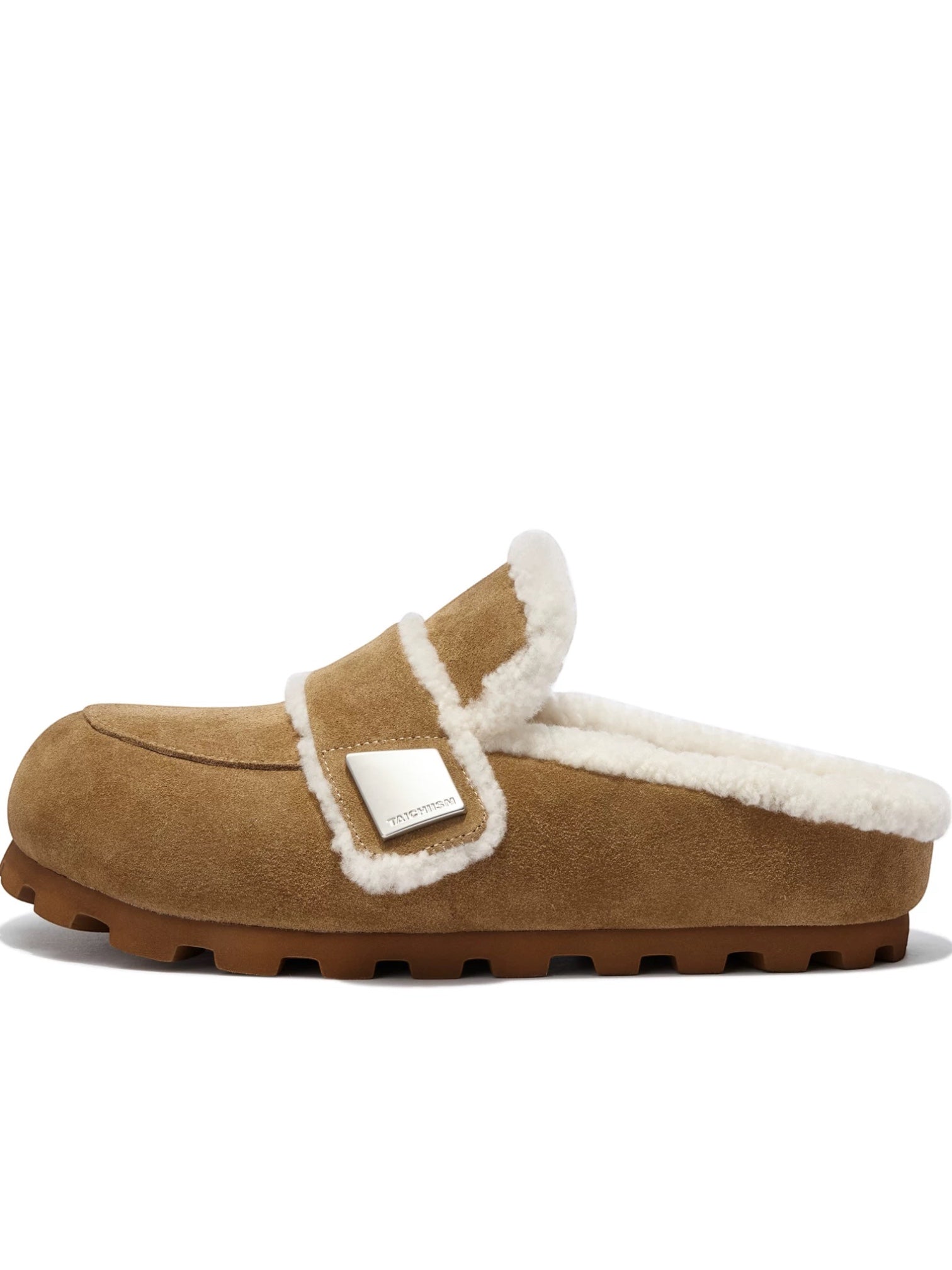 Wool Padded Fat Head Fur Slippers
