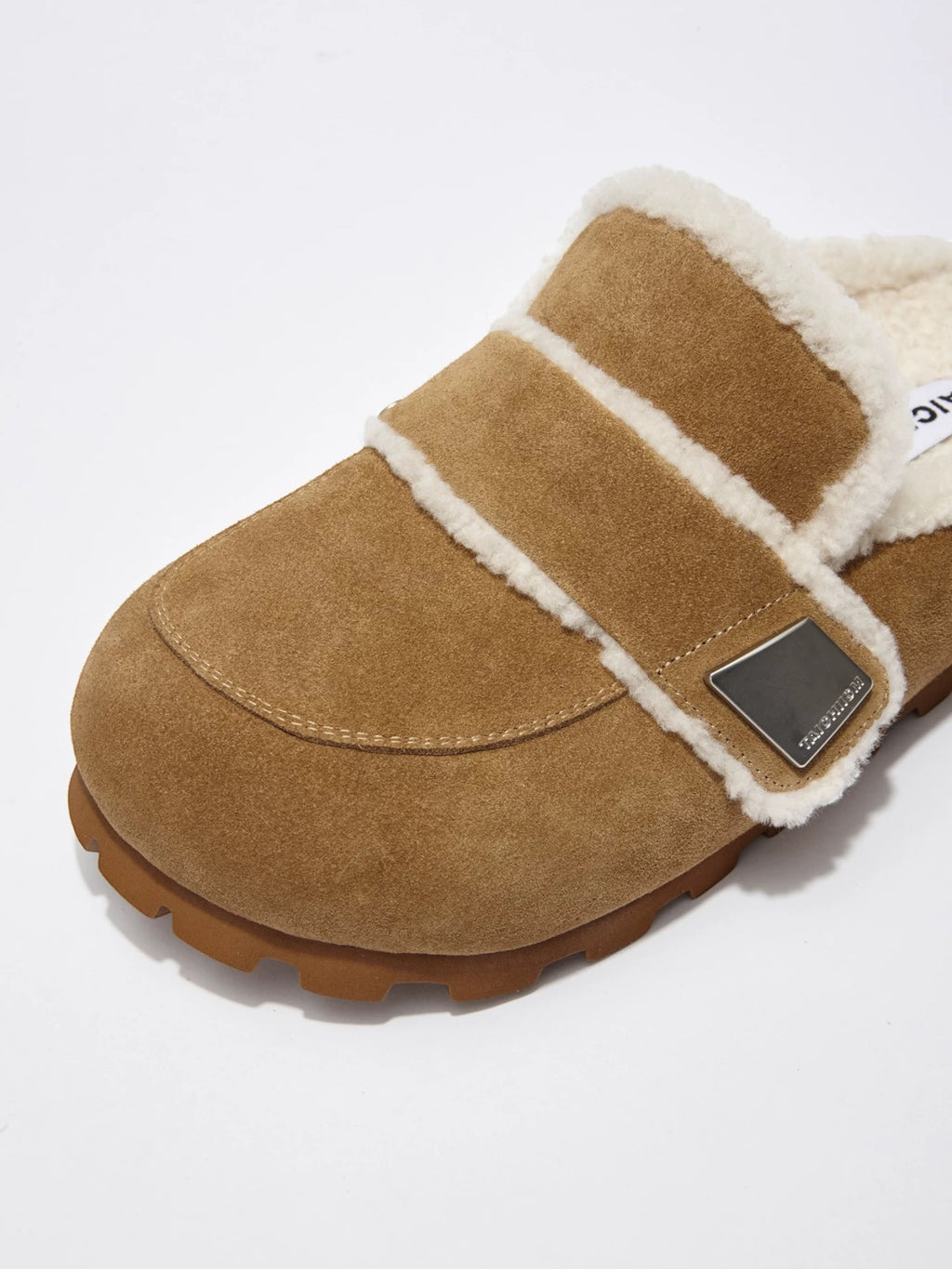 Wool Padded Fat Head Fur Slippers