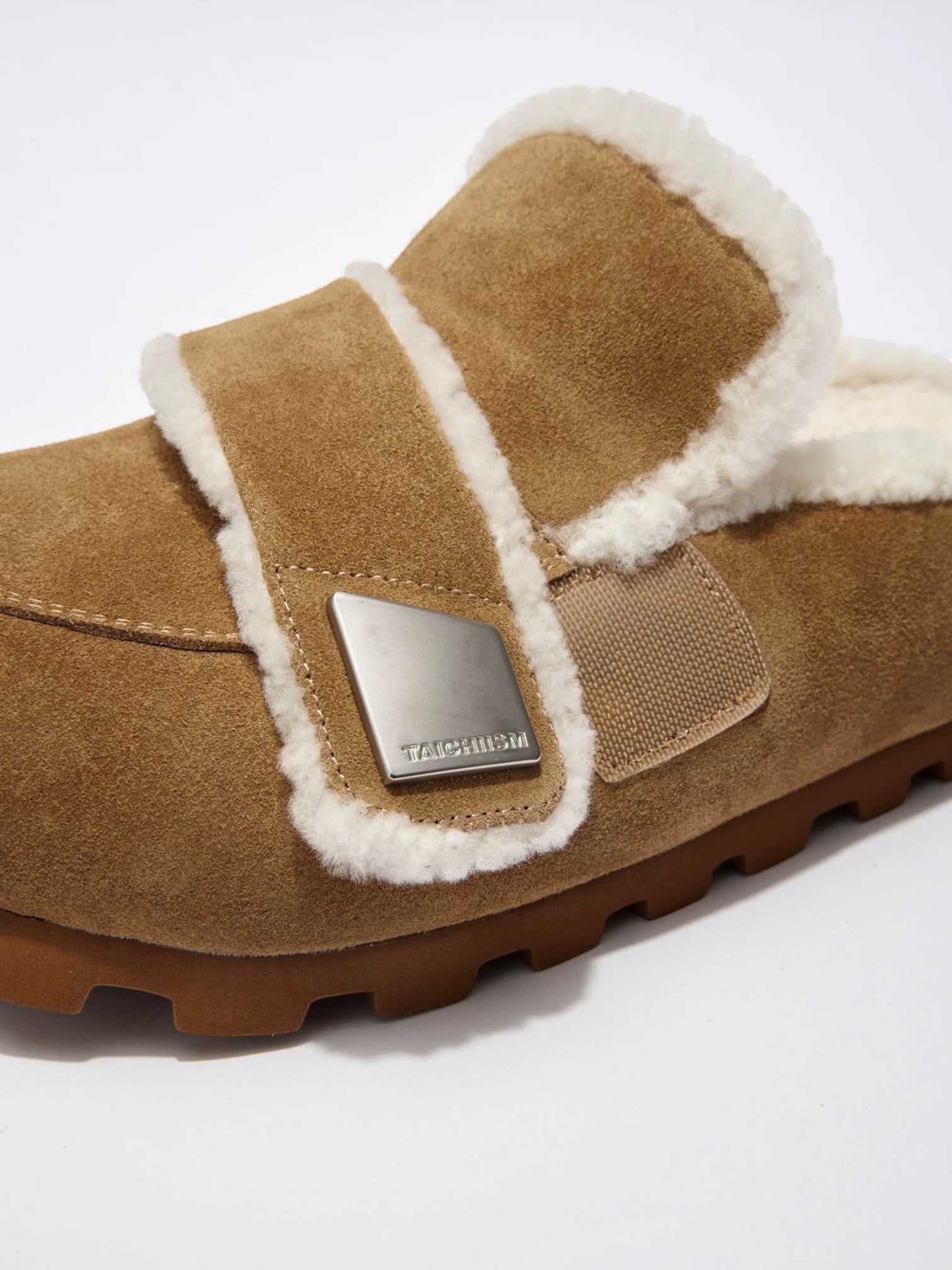 Wool Padded Fat Head Fur Slippers