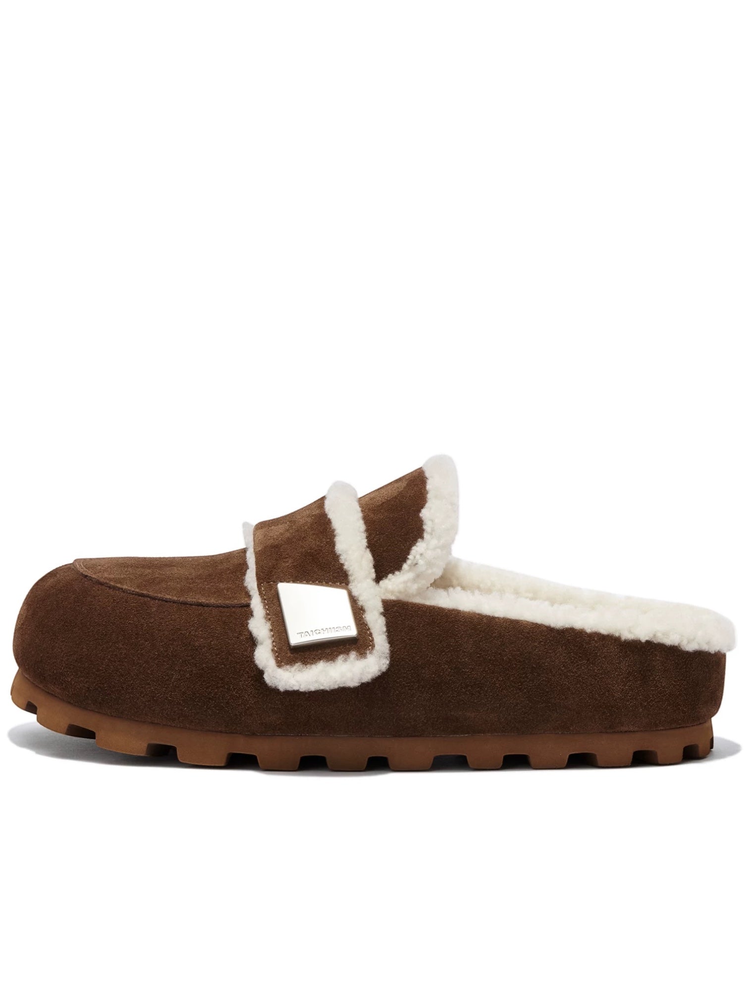 Wool Padded Fat Head Fur Slippers