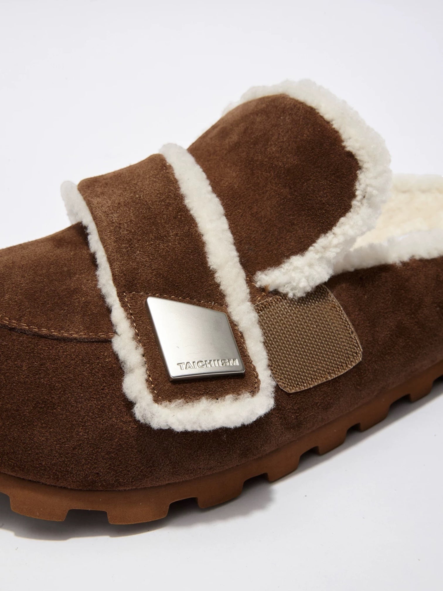 Wool Padded Fat Head Fur Slippers