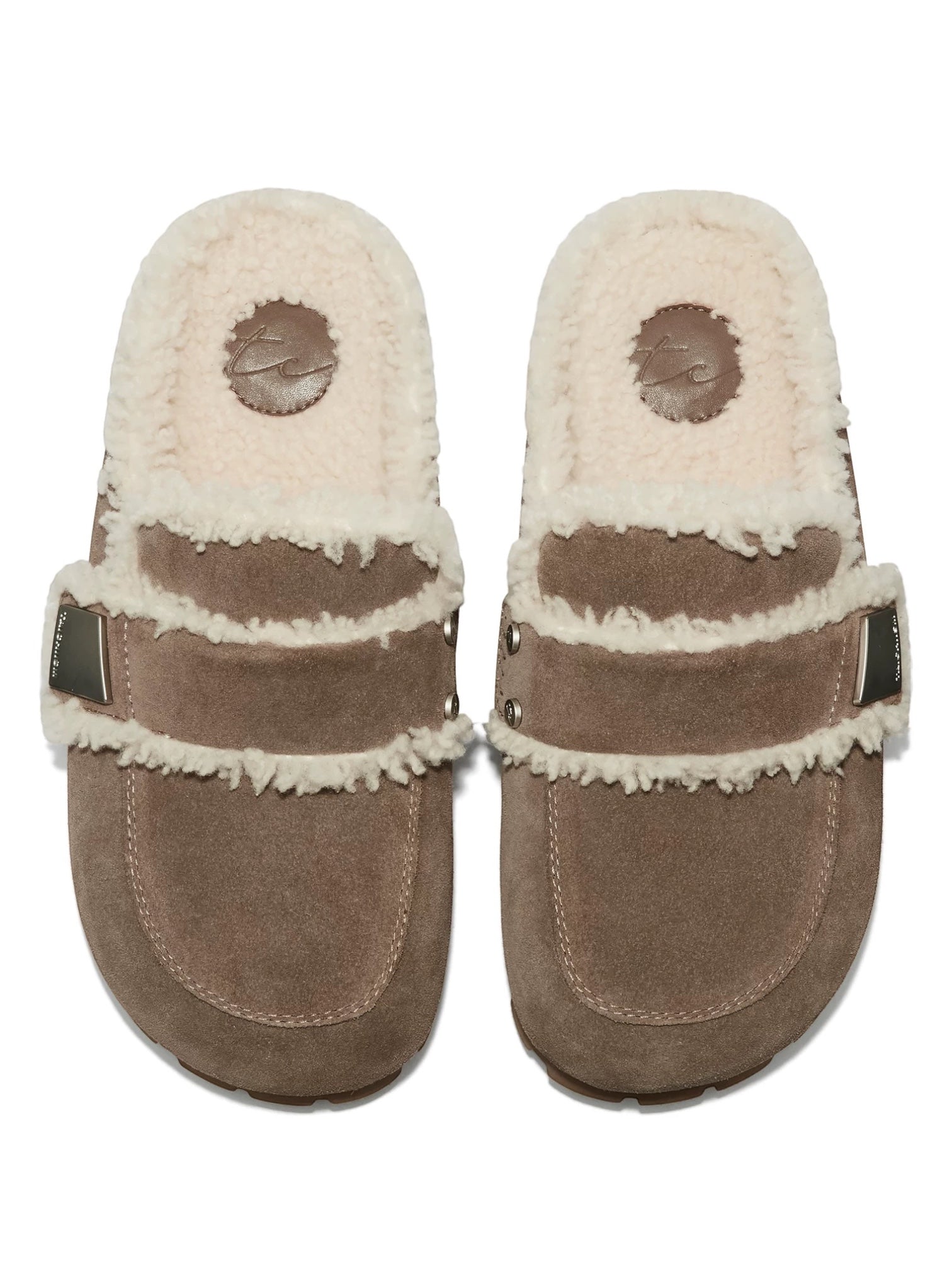 Wool Padded Fat Head Fur Slippers