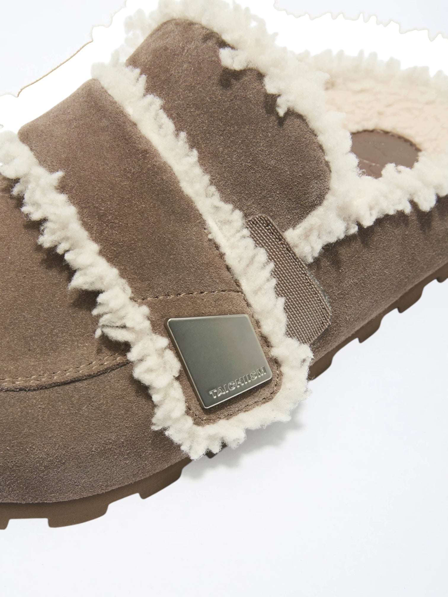 Wool Padded Fat Head Fur Slippers