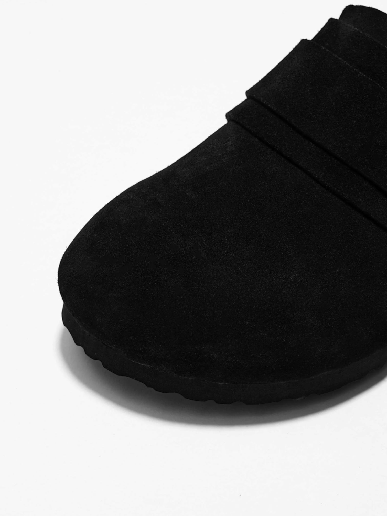 Cowhide Mule Commuter Slippers