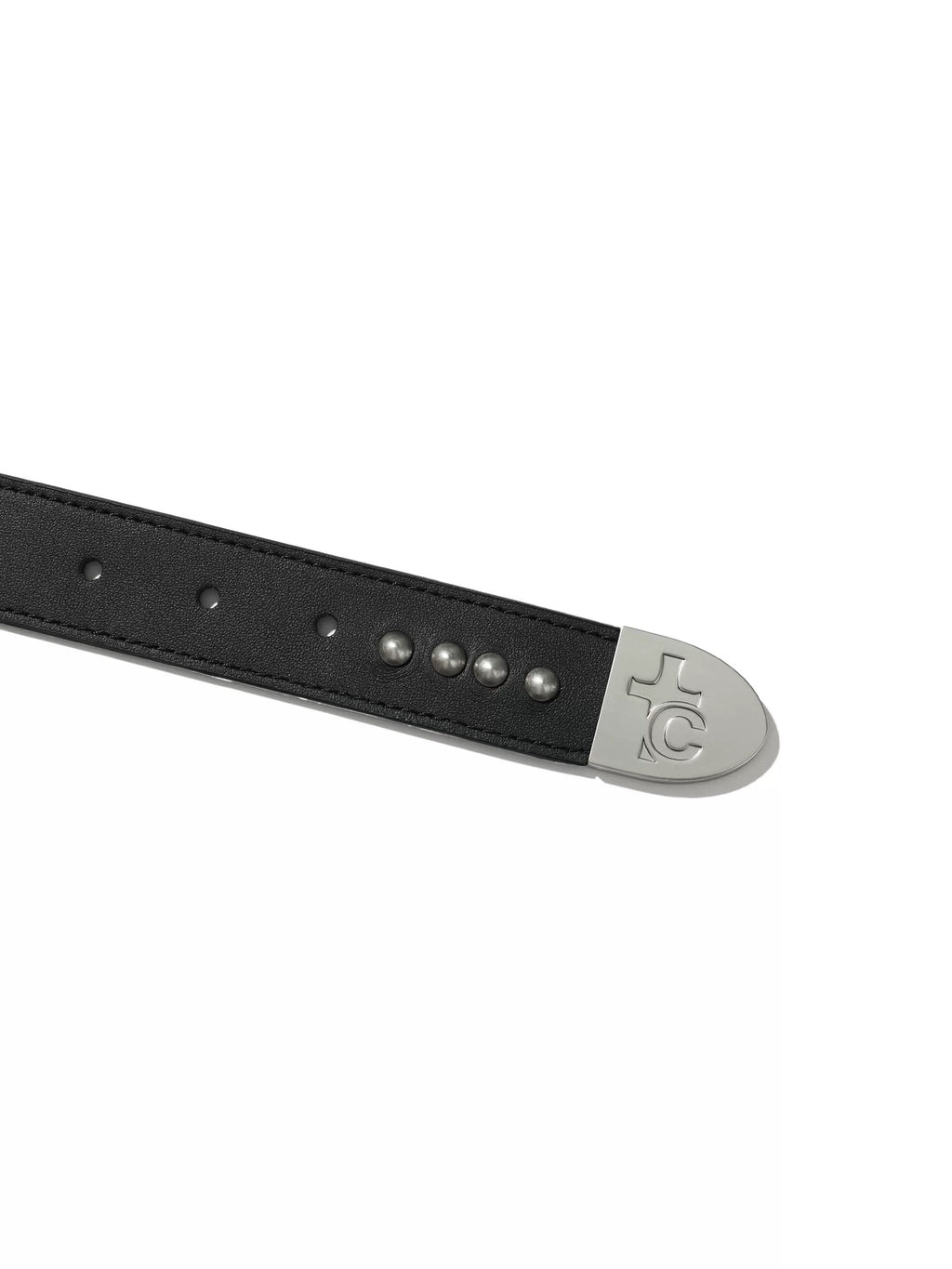 Rose Flower Hardware Buckle Cowhide Belt