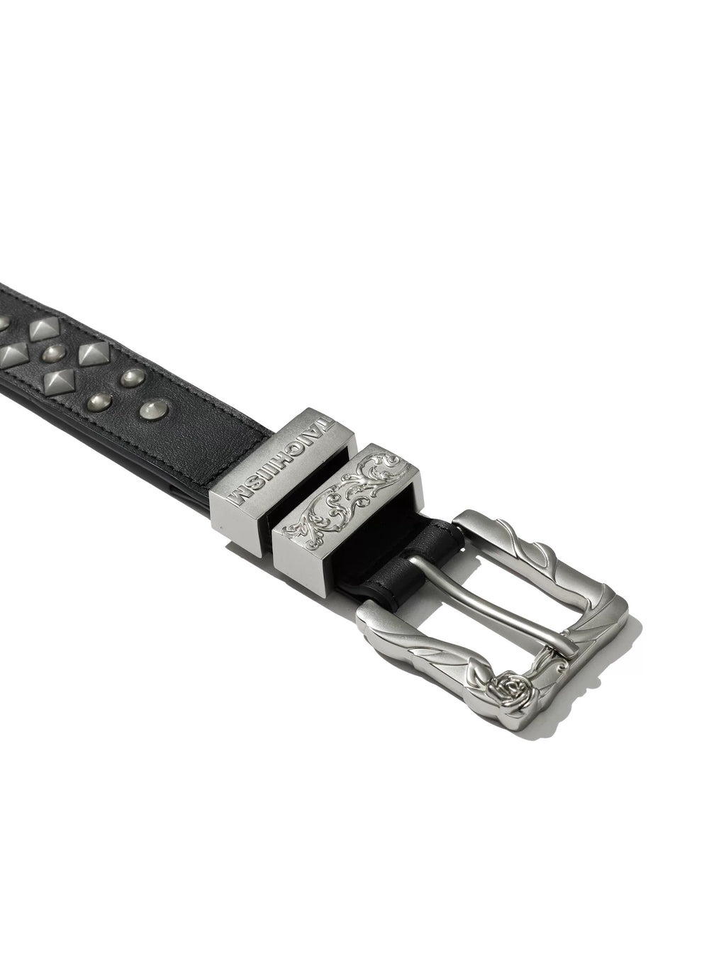 Rose Flower Hardware Buckle Cowhide Belt