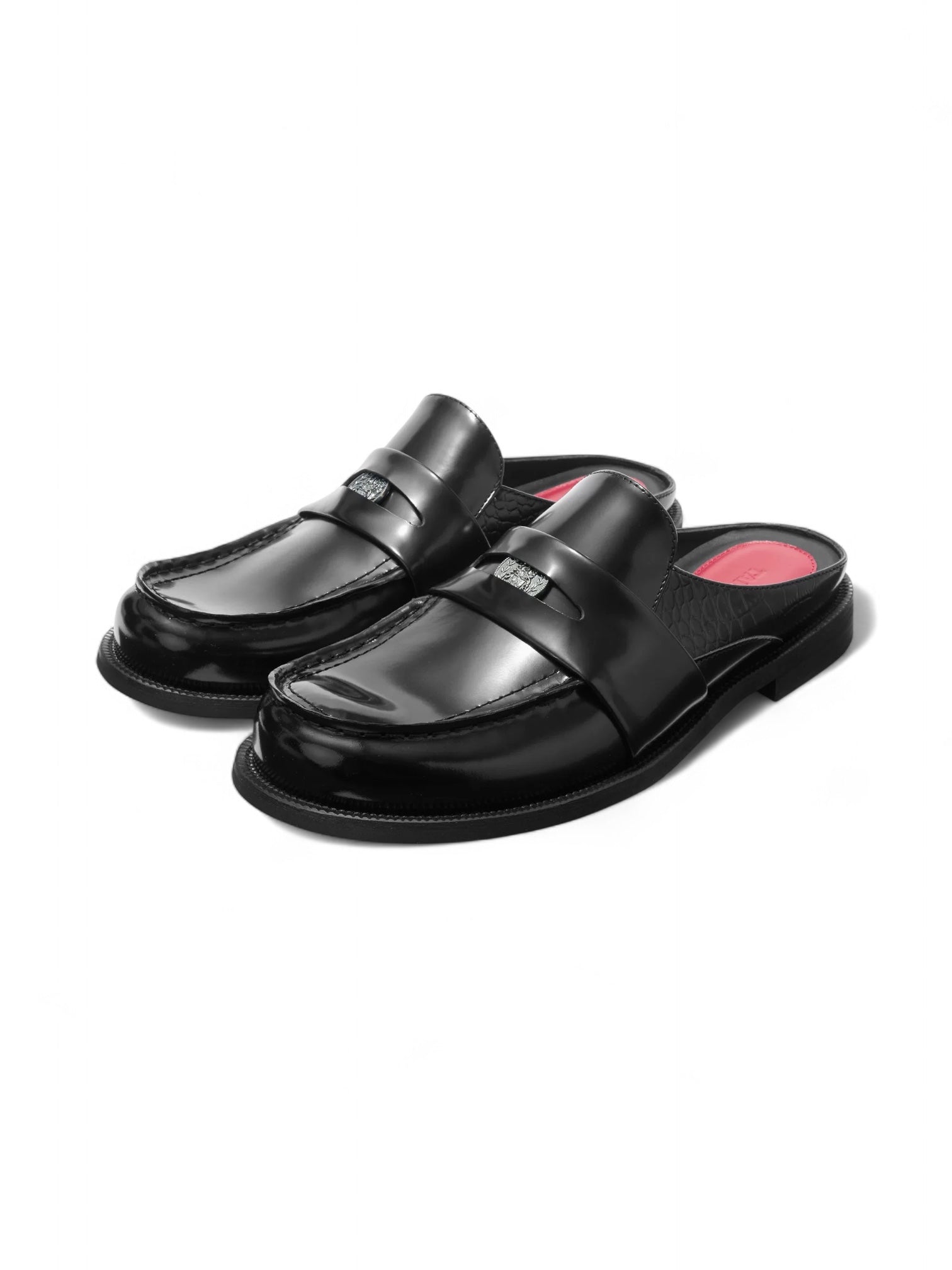 Red Inner Thick-Soled Loafers