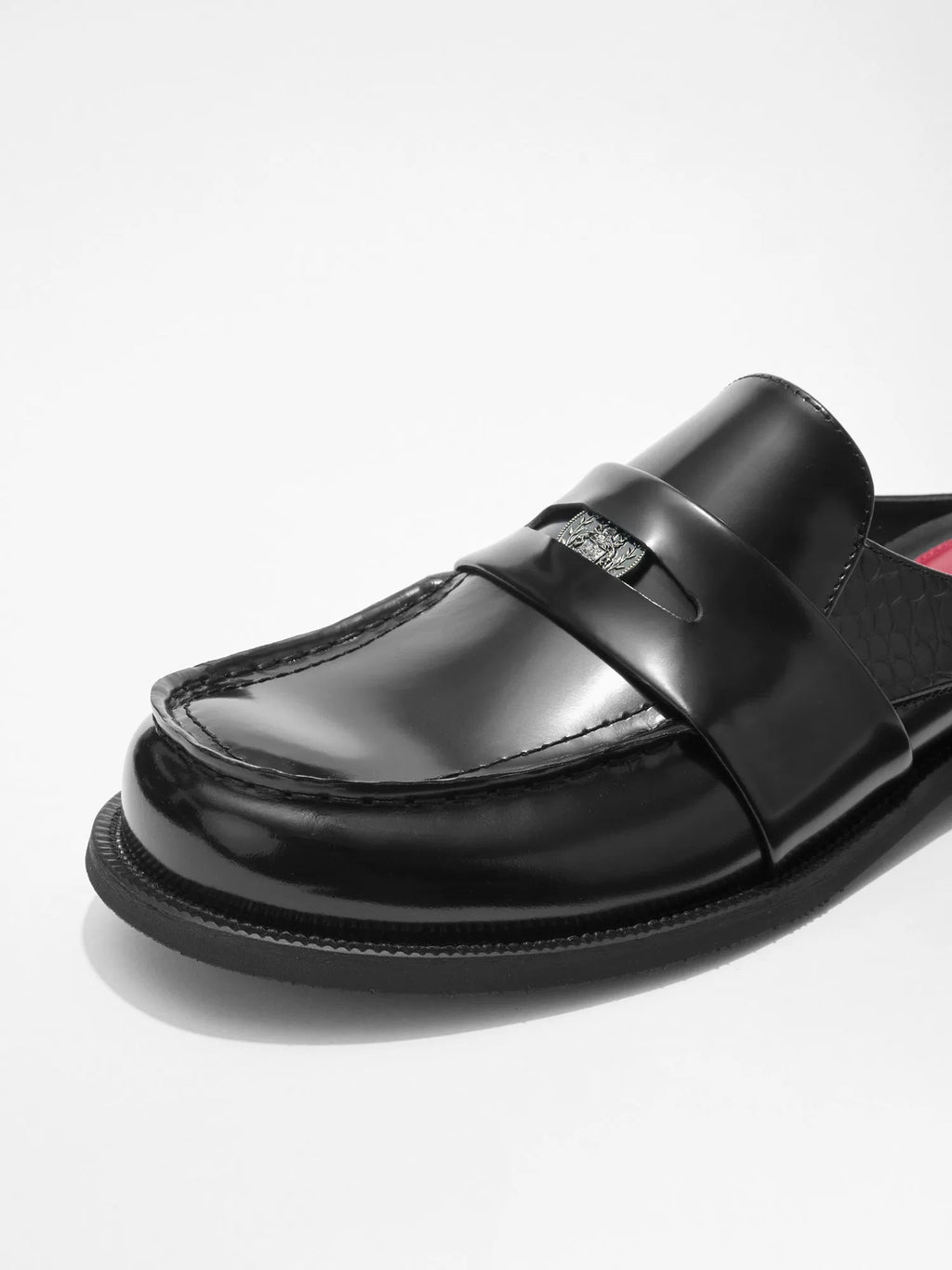 Red Inner Thick-Soled Loafers