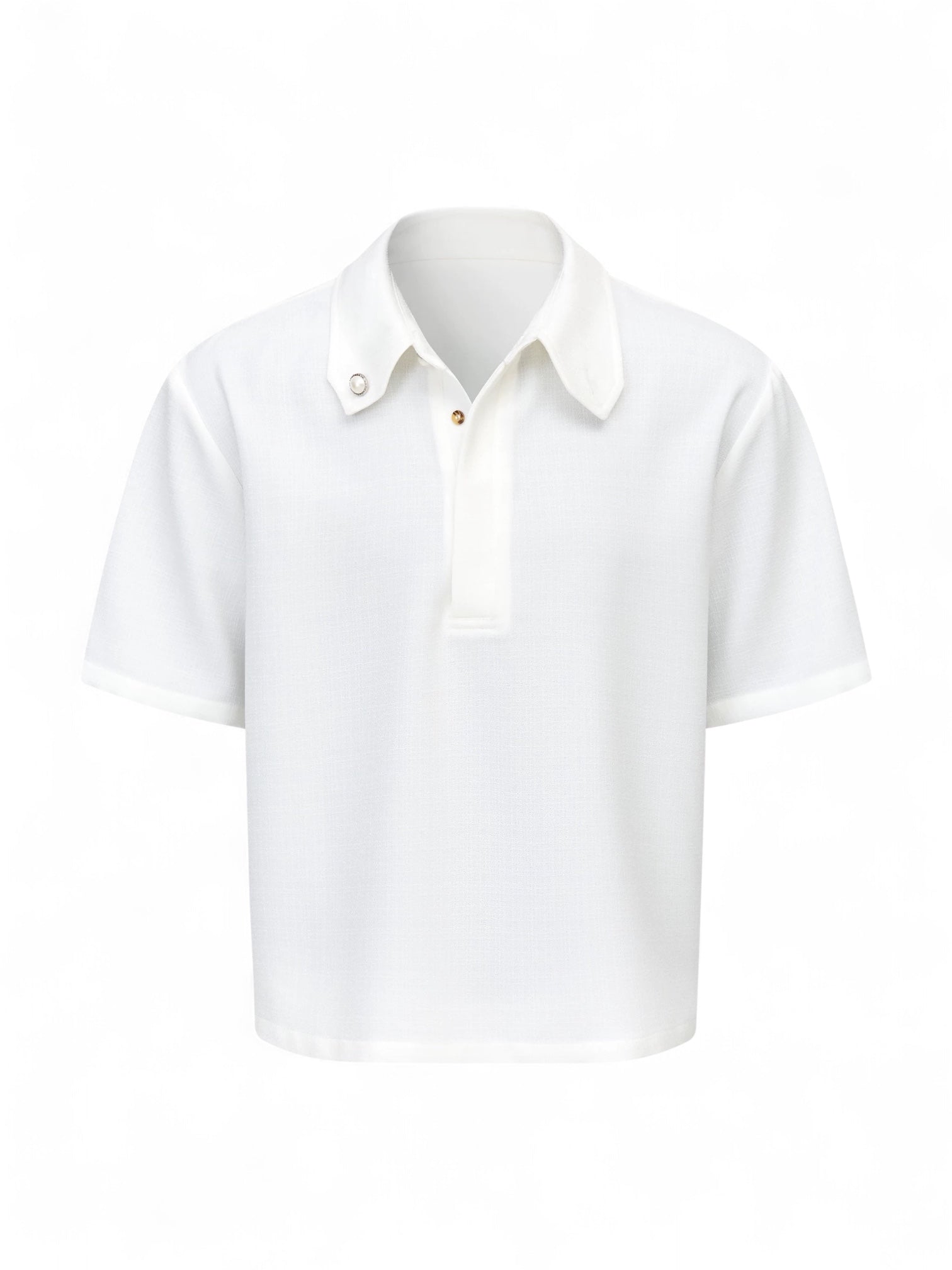 "White Green Sword" Polo Short-Sleeve Shirt