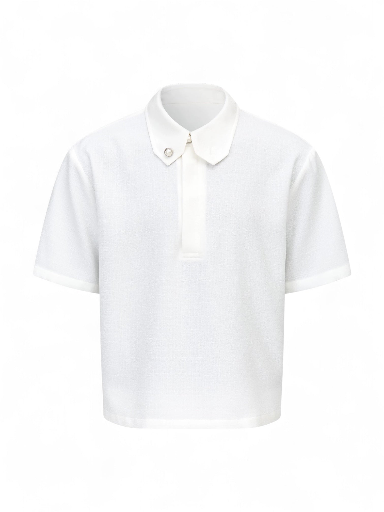 "White Green Sword" Polo Short-Sleeve Shirt
