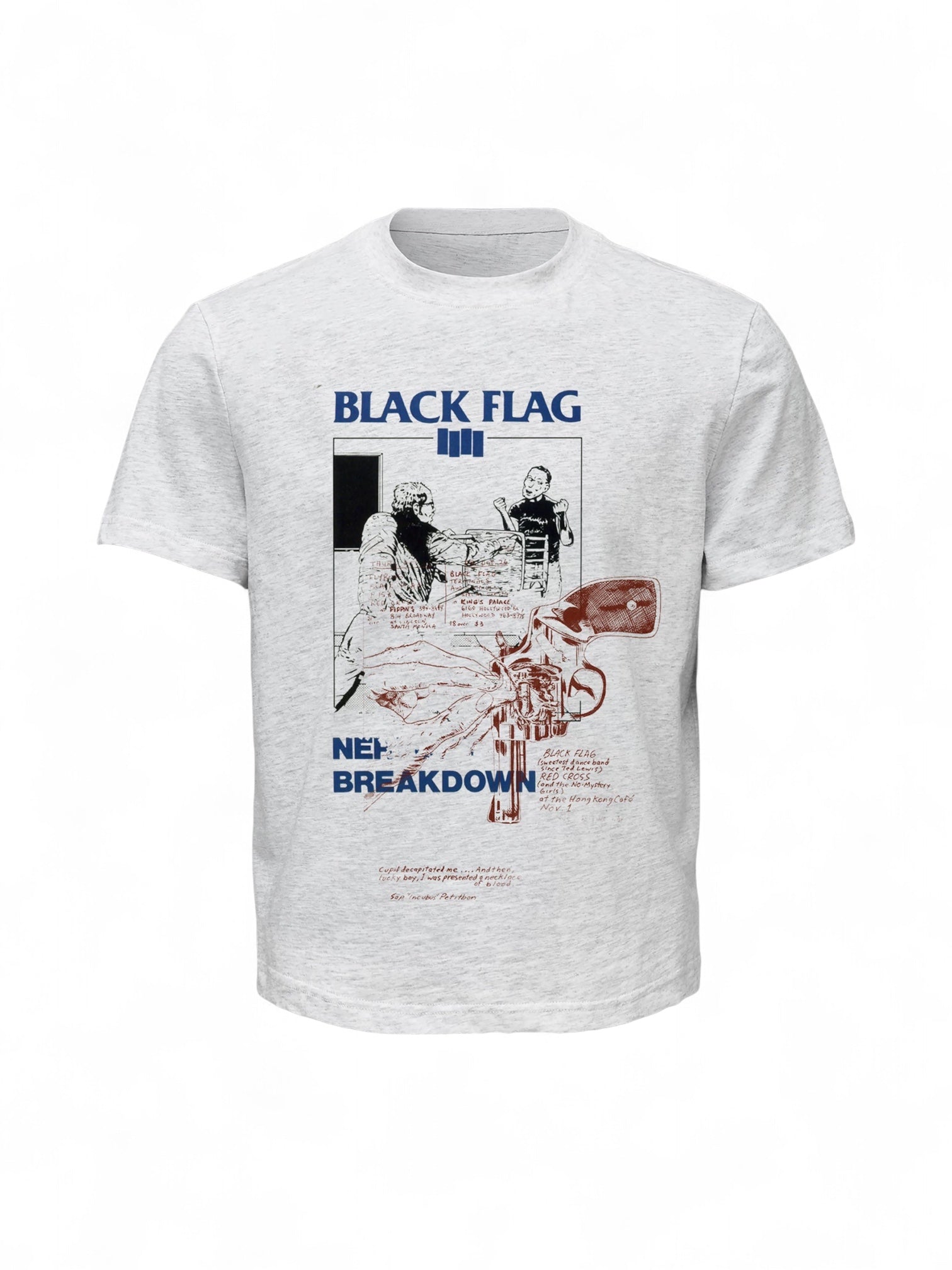 Black Flag Portrait Band Short-Sleeve Shirt