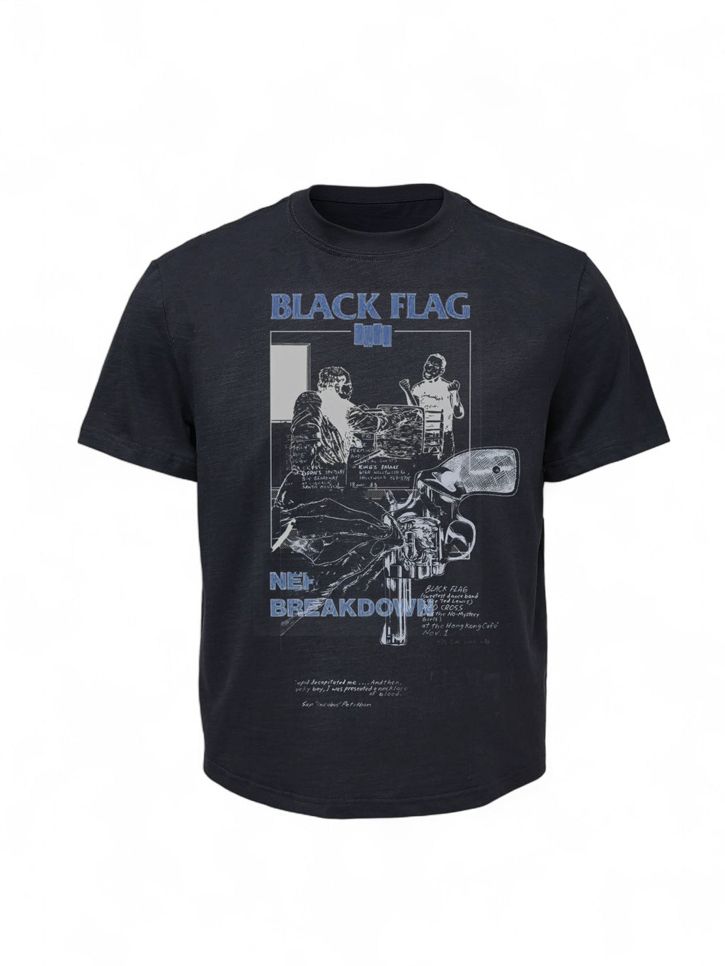Black Flag Portrait Band Short-Sleeve Shirt