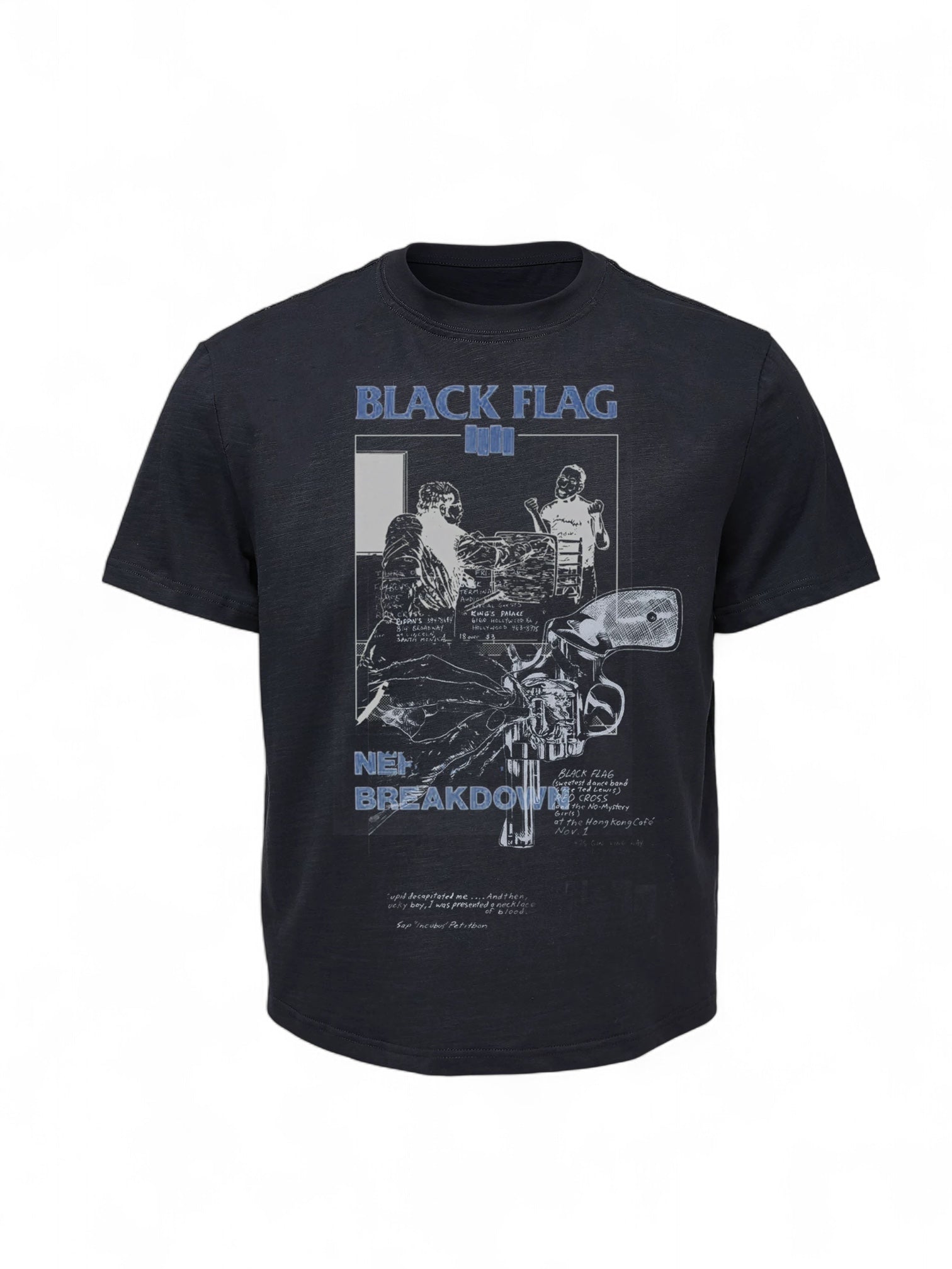 Black Flag Portrait Band Short-Sleeve Shirt