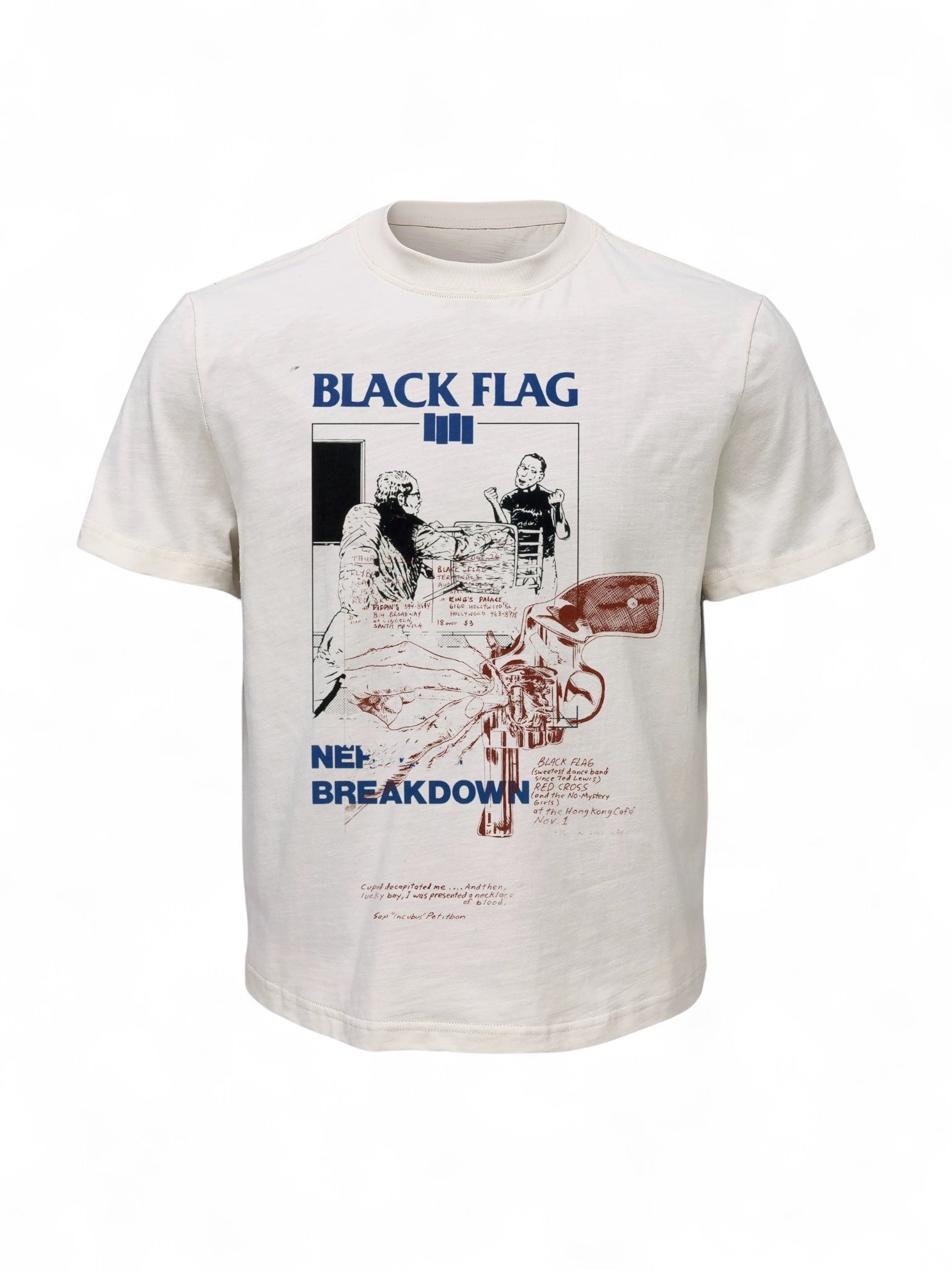 Black Flag Portrait Band Short-Sleeve Shirt
