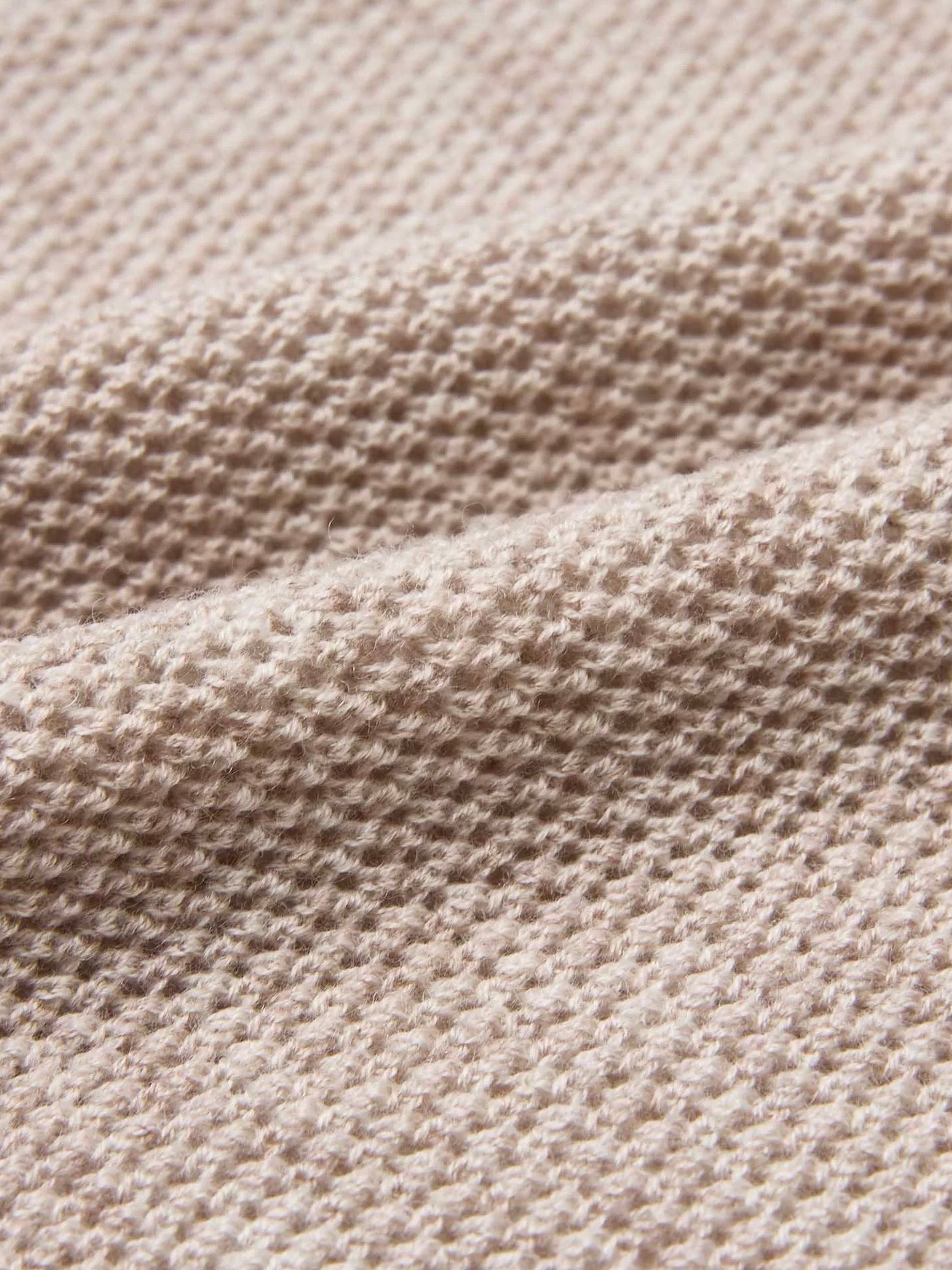 Hollow-Out Faux Two-Piece Knit Polo Shirt