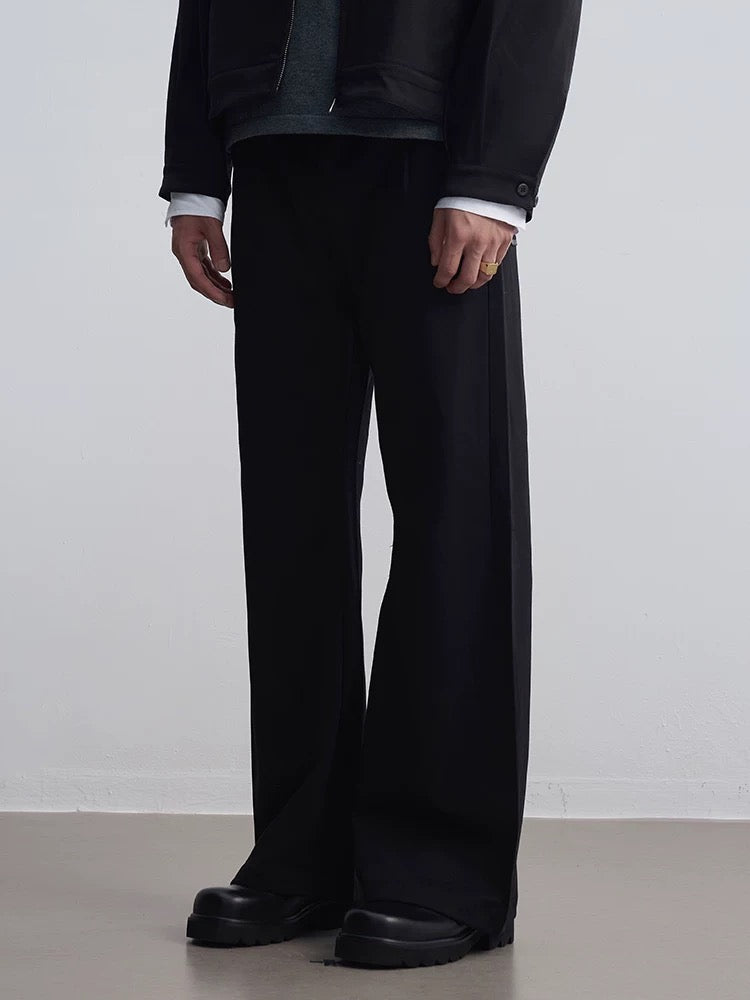 Handmade Wide Leg Flare Suit Pants