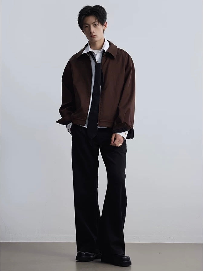 Handmade Wide Leg Flare Suit Pants