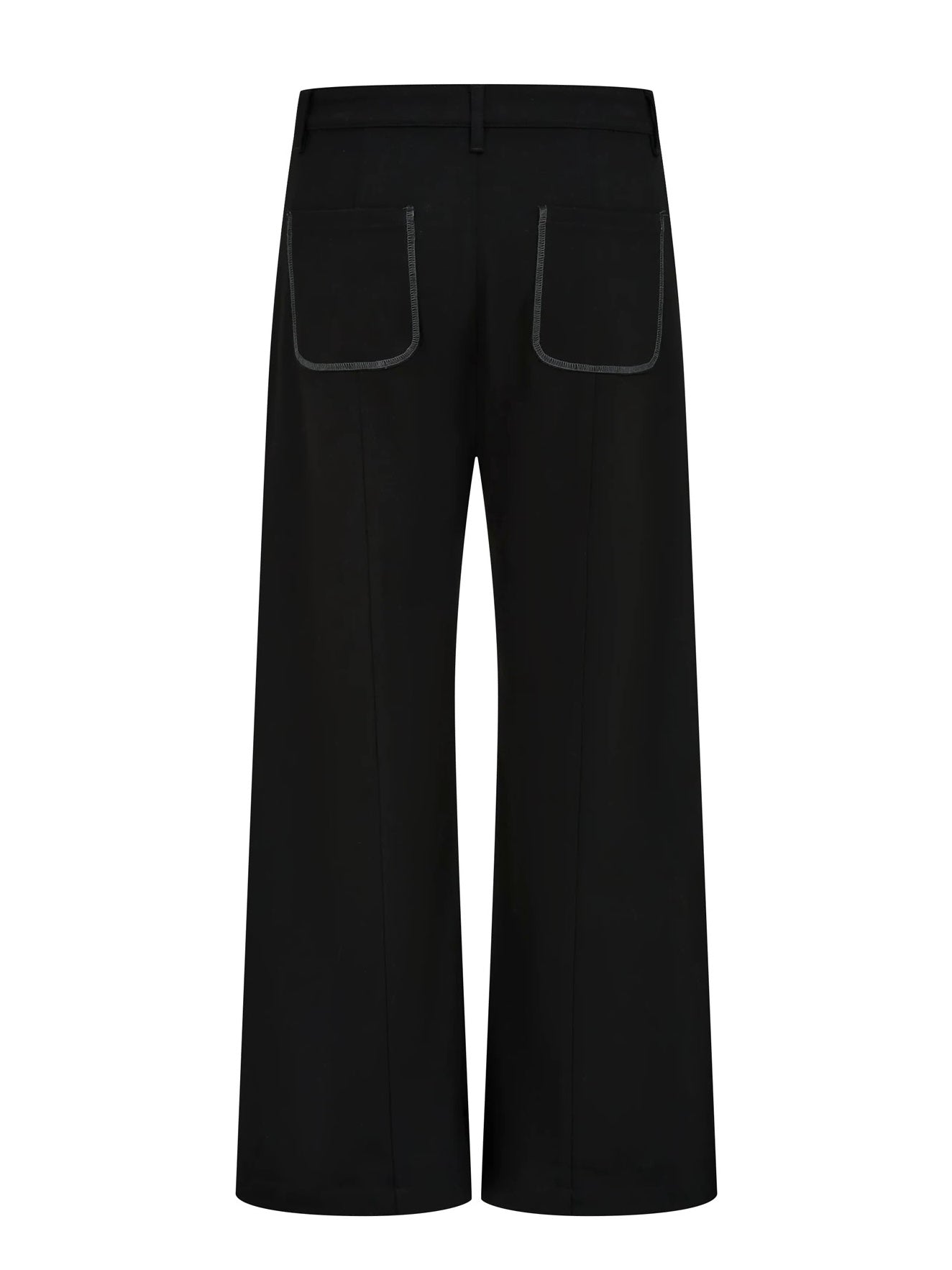 Handmade Wide Leg Flare Suit Pants
