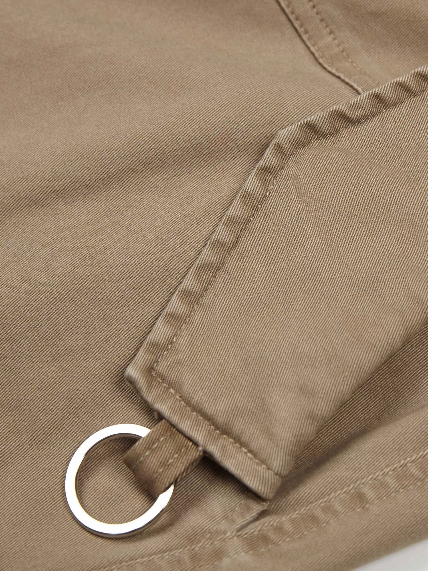 Multi-Pocket Washed Vintage Loose Wide-Leg Cargo Baggy Pants