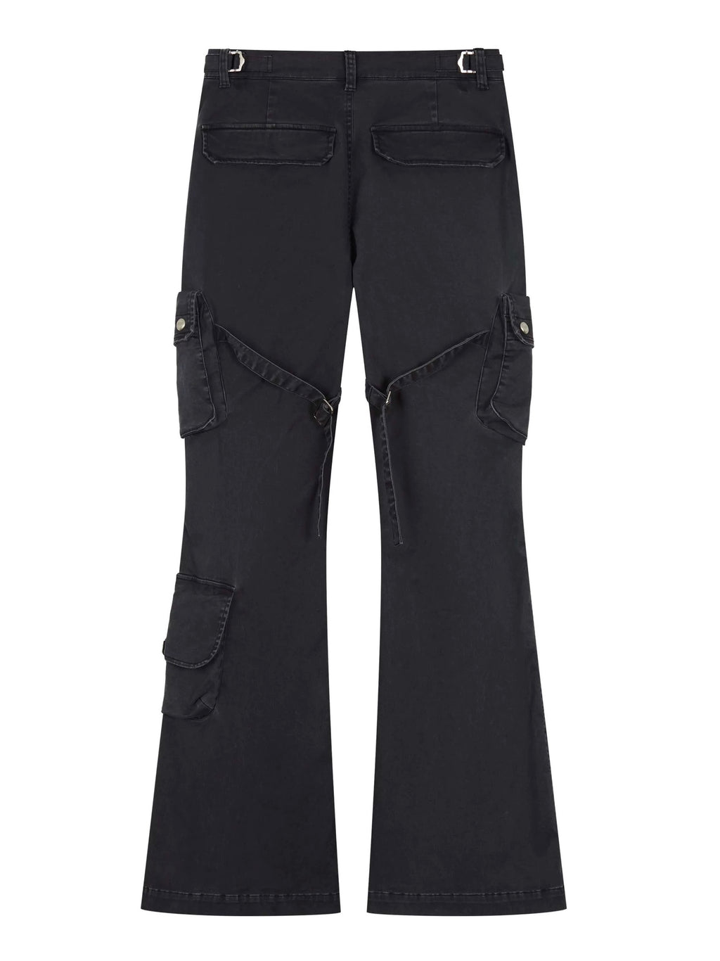 Multi-Pocket Washed Vintage Loose Wide-Leg Cargo Baggy Pants