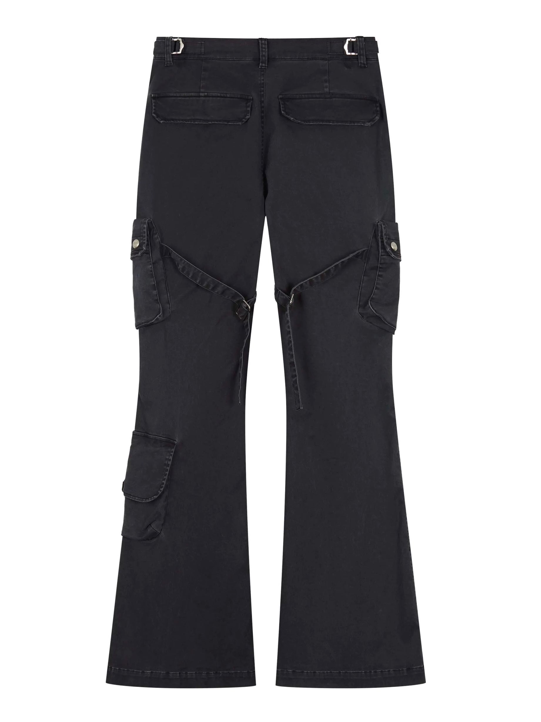 Multi-Pocket Washed Vintage Loose Wide-Leg Cargo Baggy Pants