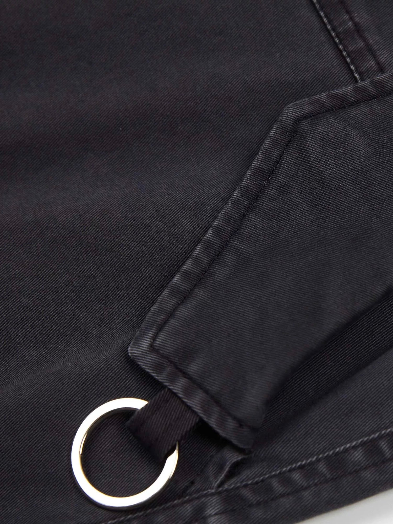 Multi-Pocket Washed Vintage Loose Wide-Leg Cargo Baggy Pants