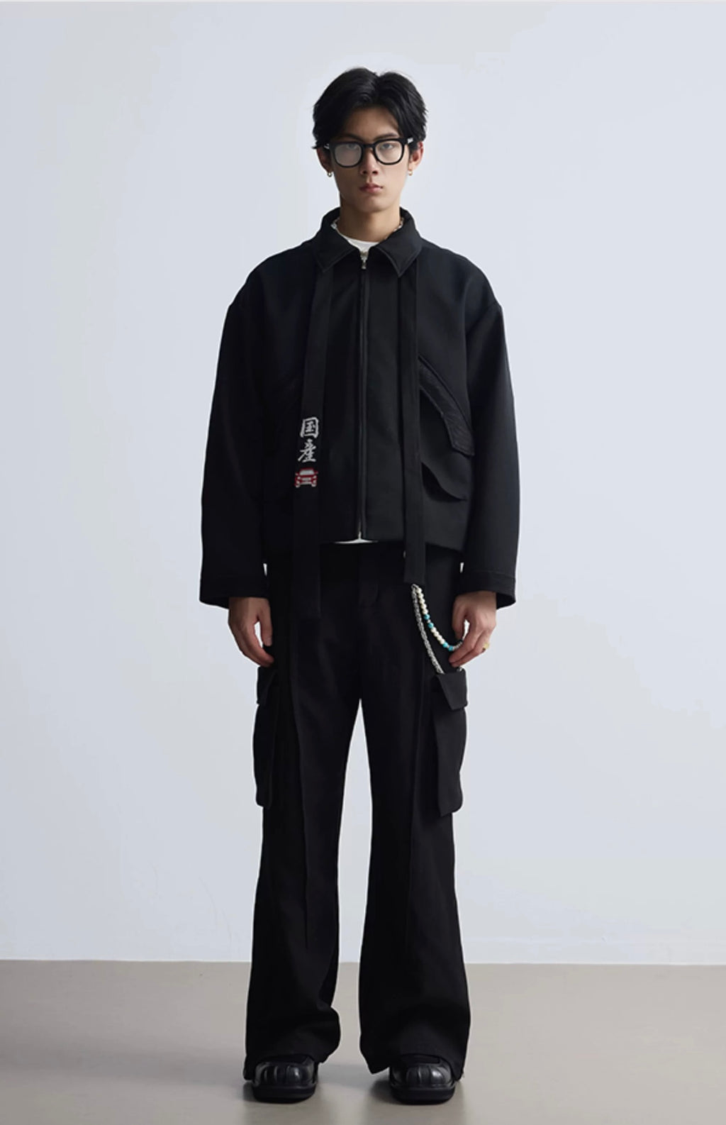 Wool Blend Workwear Suit Pants