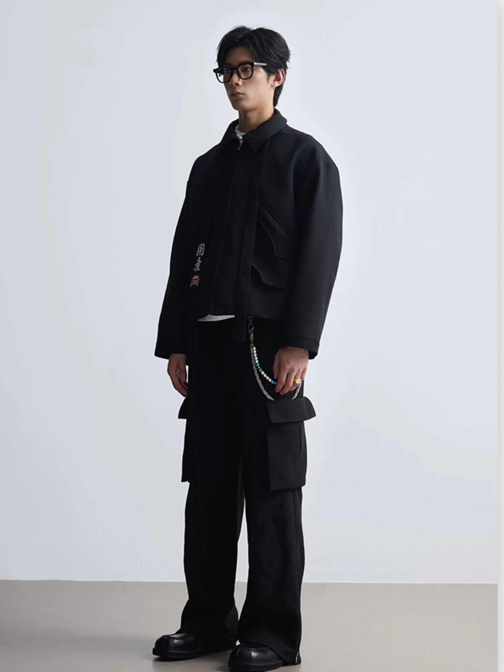 Wool Blend Workwear Suit Pants