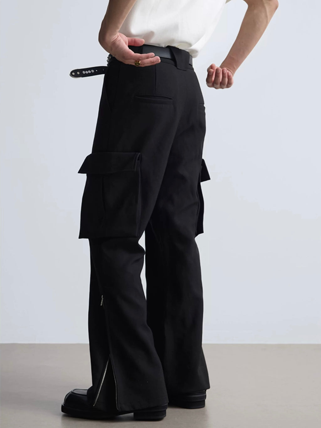 Wool Blend Workwear Suit Pants