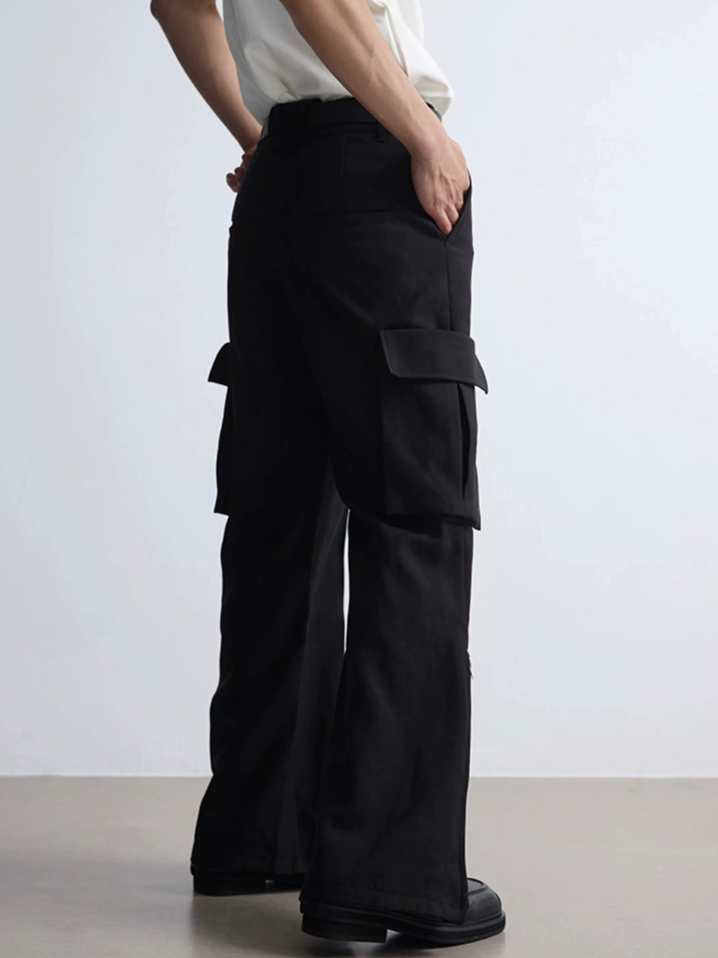 Wool Blend Workwear Suit Pants