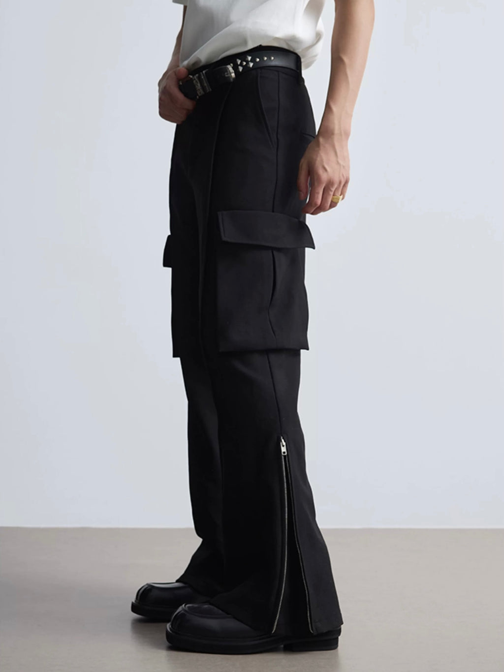 Wool Blend Workwear Suit Pants