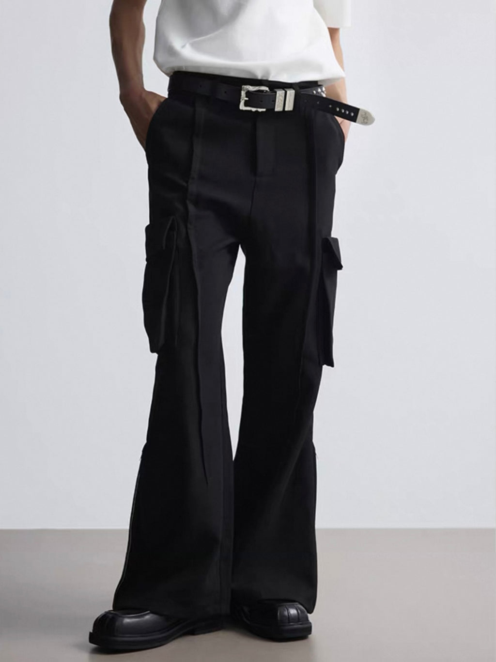 Wool Blend Workwear Suit Pants