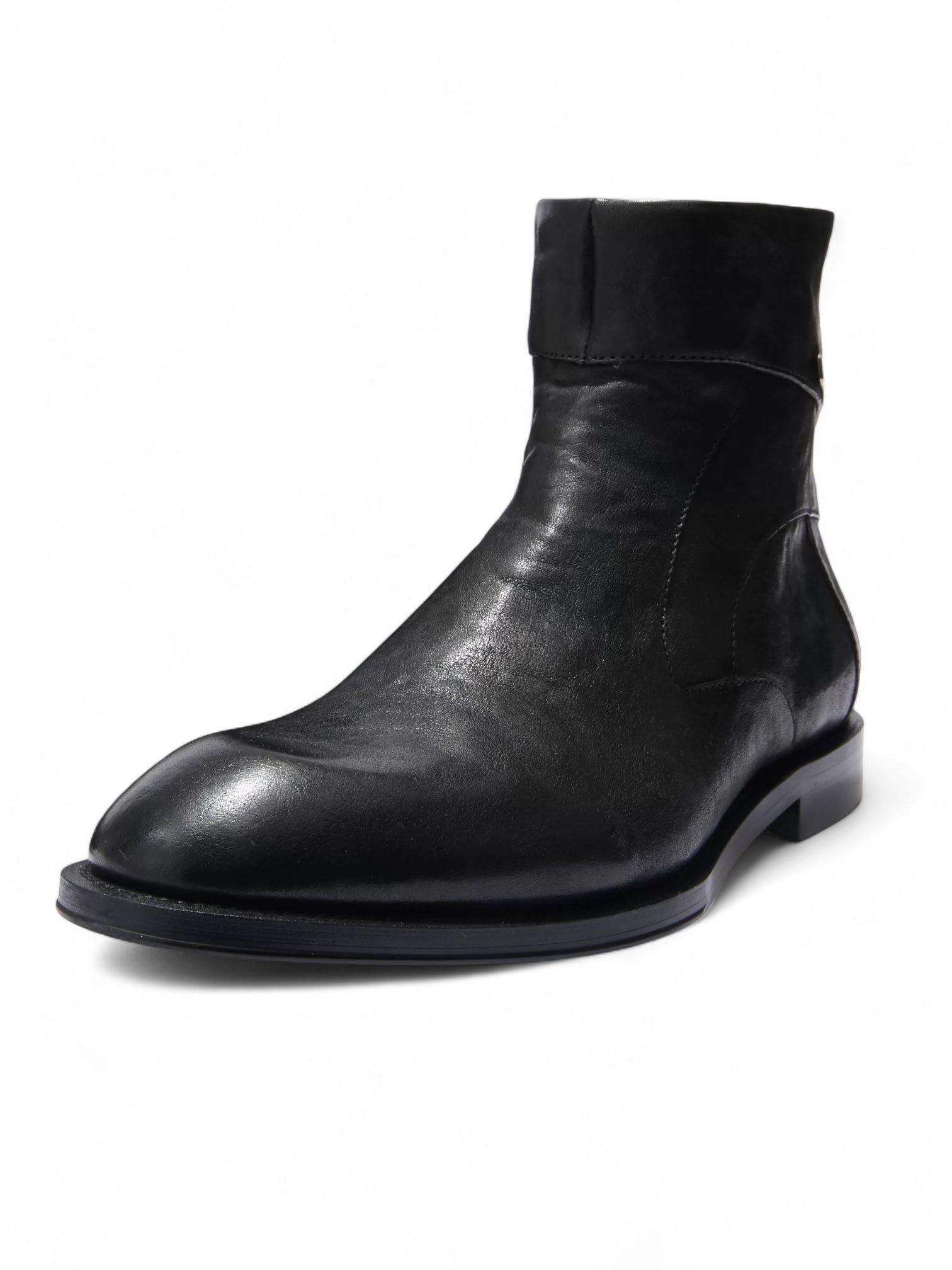 "Slanted Cut" Retro Intellectual Chelsea Boots