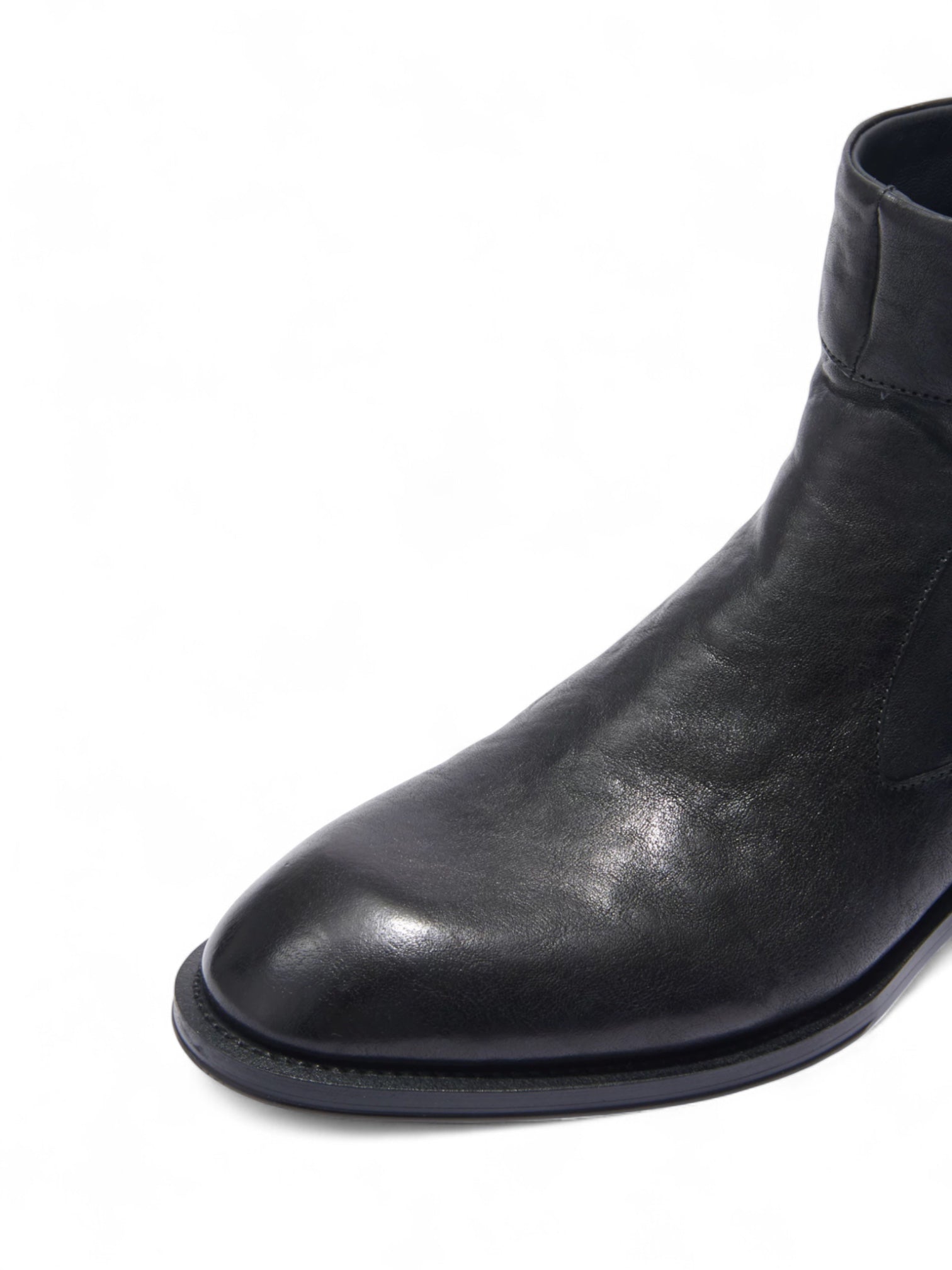 "Slanted Cut" Retro Intellectual Chelsea Boots