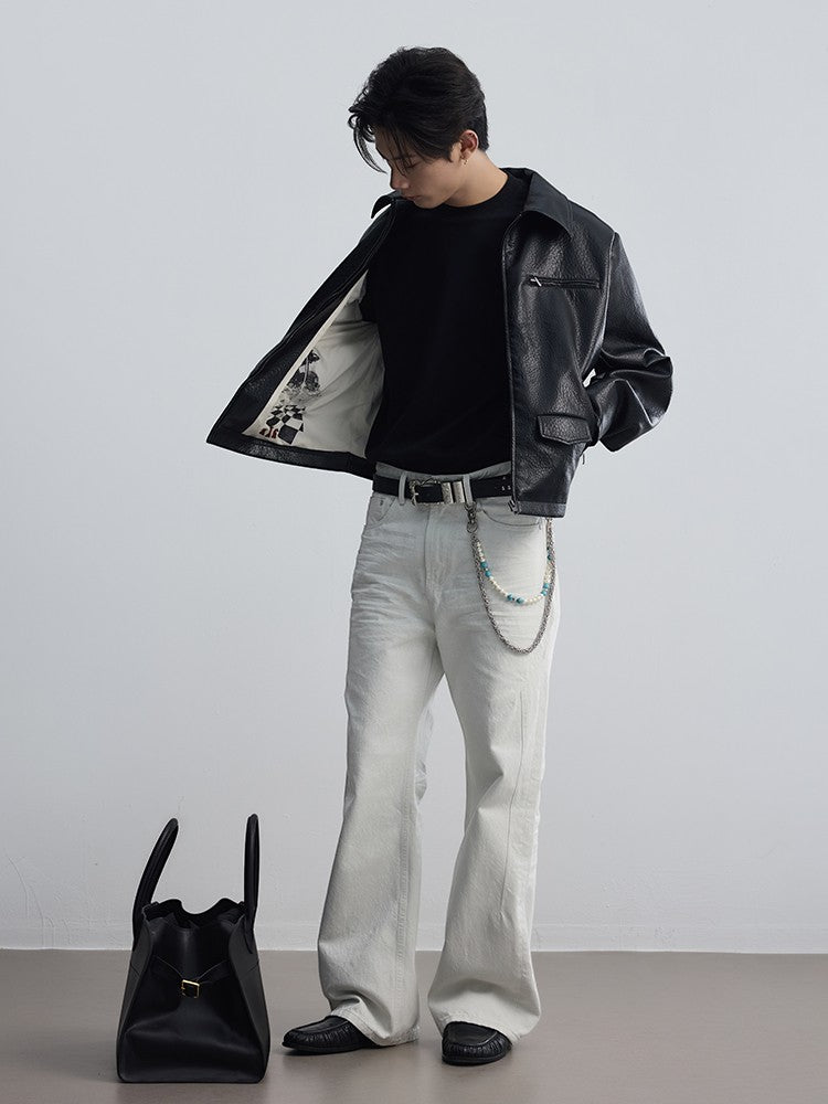 Motorcycle Rider Leather Jacket