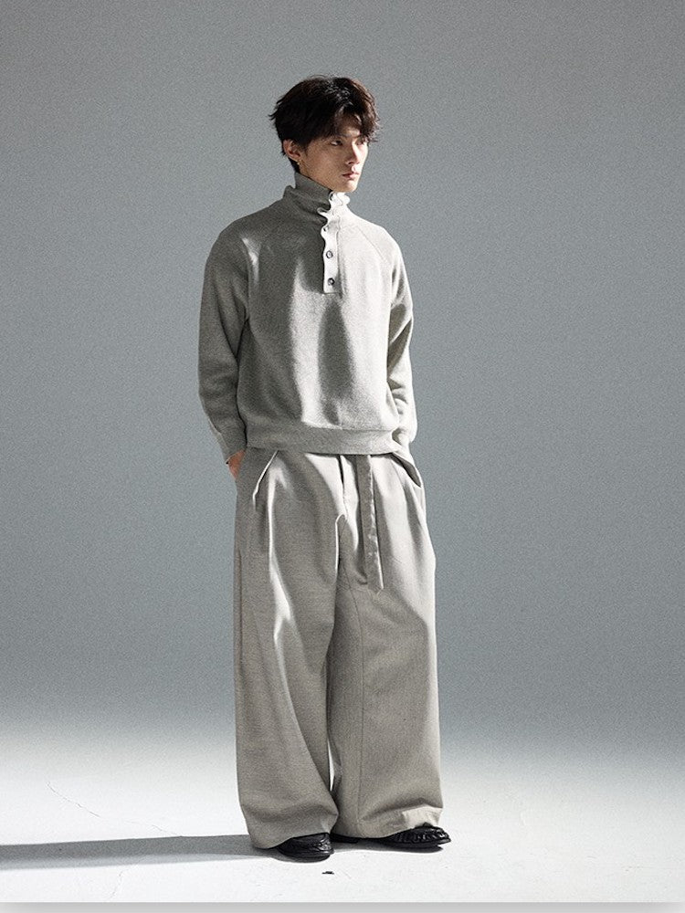 Three-Form Wool Sweater
