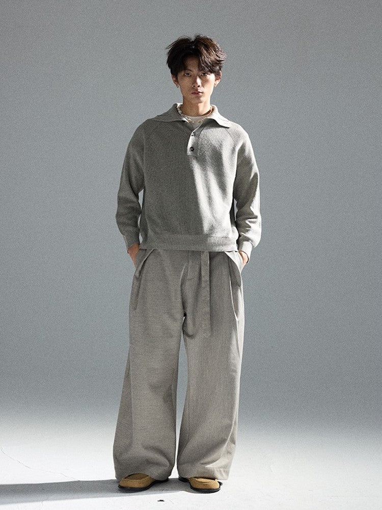 Three-Form Wool Sweater