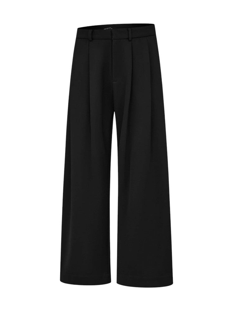 Houndstooth Wool Suit Pants