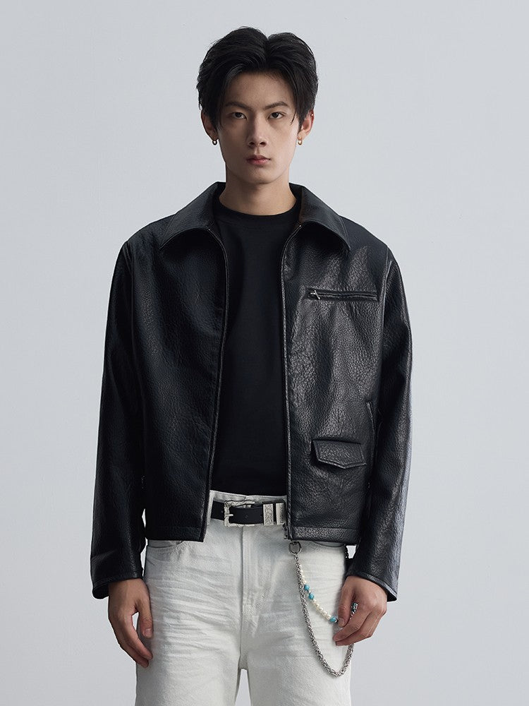 Motorcycle Rider Leather Jacket