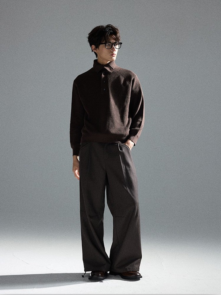 Three-Form Wool Sweater