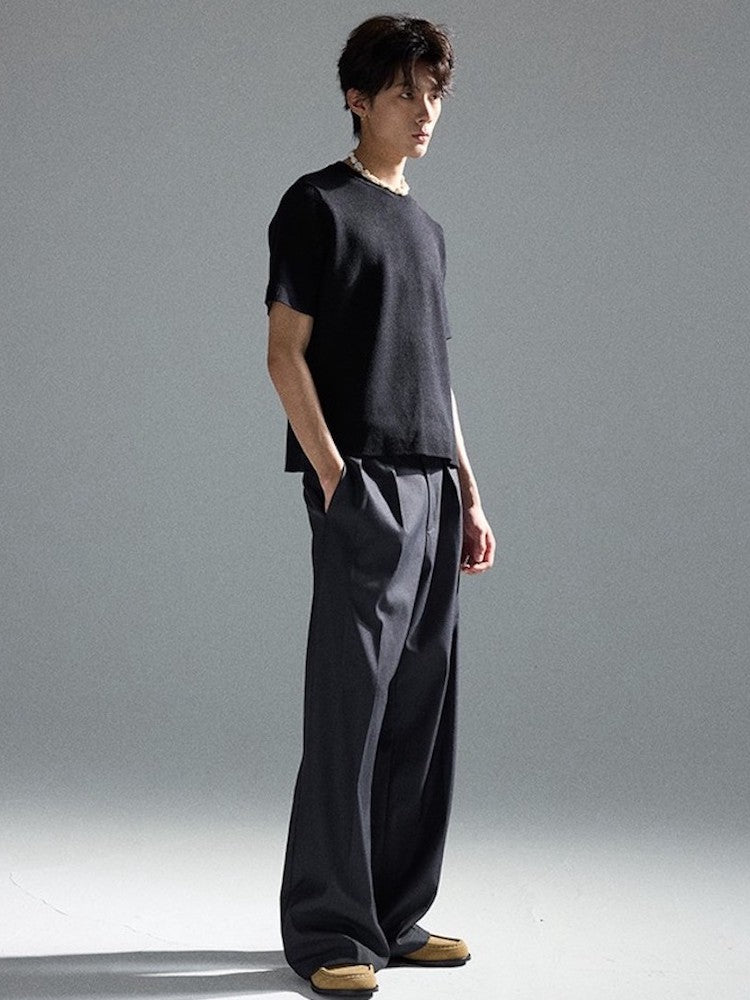 Draped Suit Pants