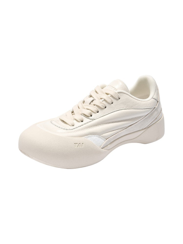Leather Curve Wanderer Shoes
