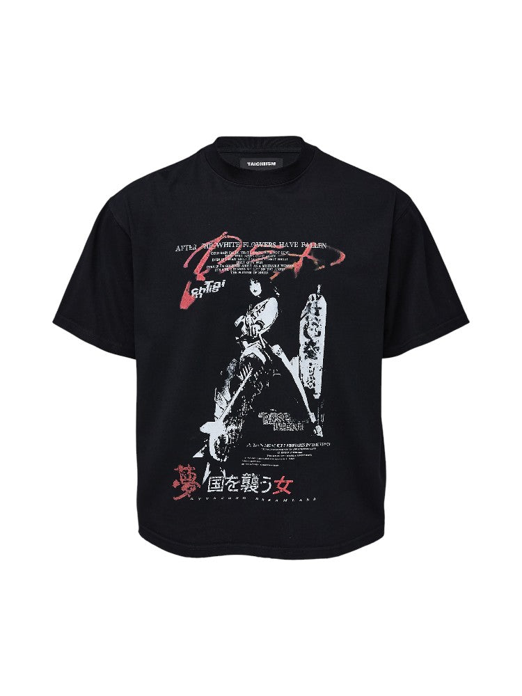 “Girl’s Dream 2.0” Printed Short-Sleeve Tee