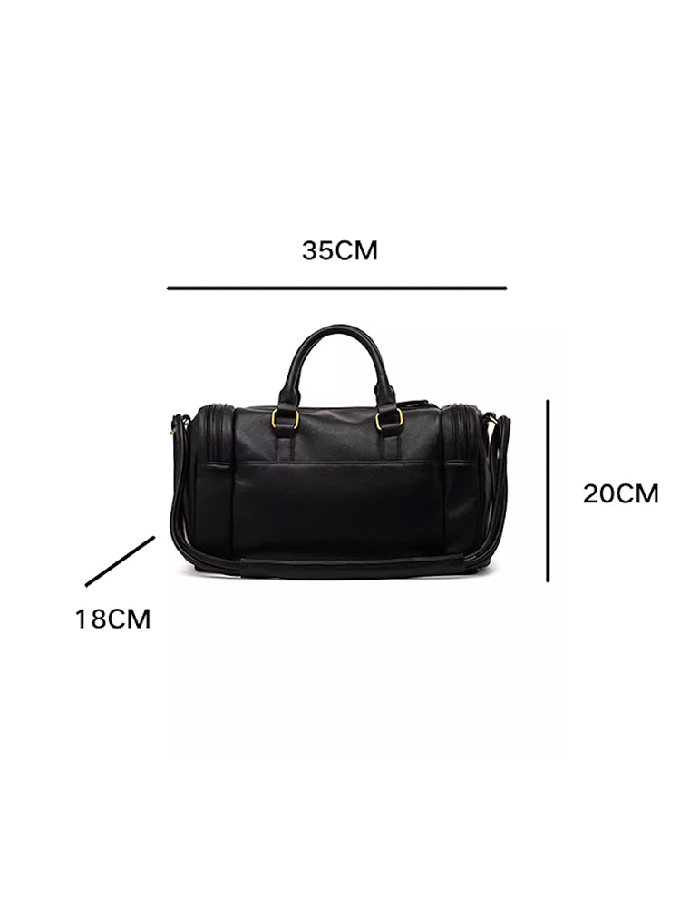 Retro Cracked Leather Bag