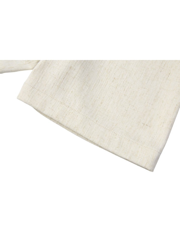 "Deconstructed Palace" Linen Short-Sleeve Shirt